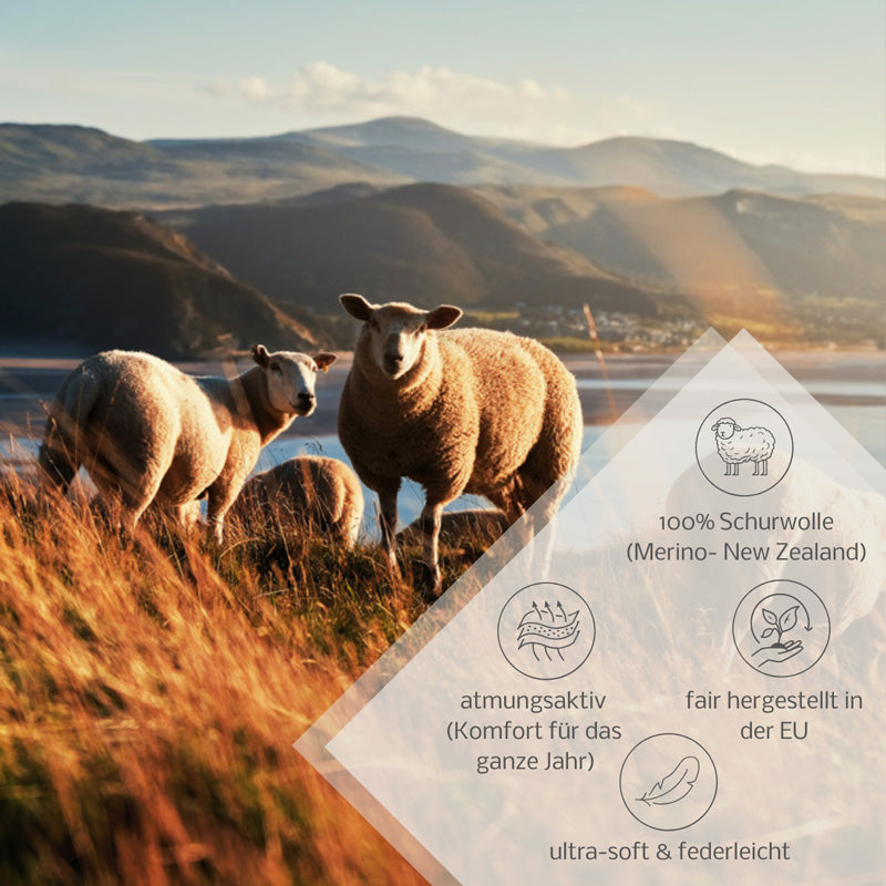 Boho Merino Wolldecke Buenaventura Earth