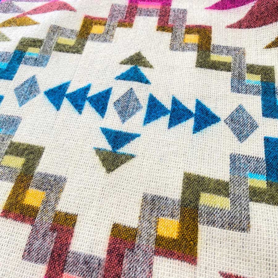 ETHNO Kingsize Decke Multicolor