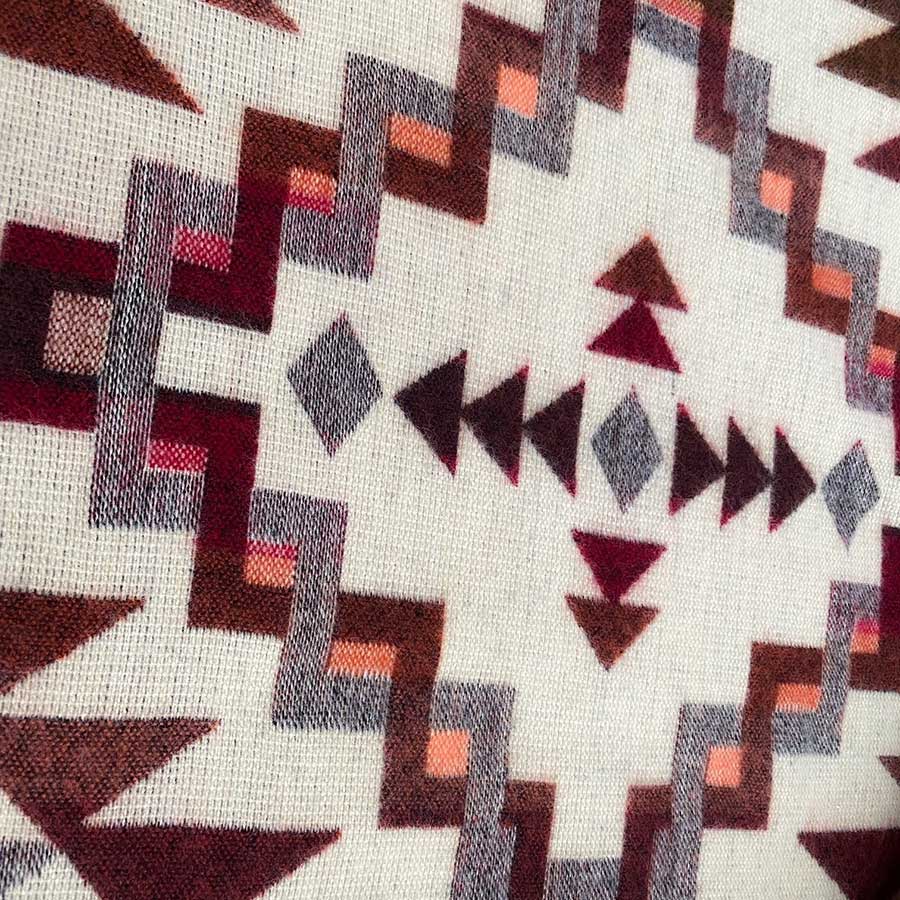 Boho Reise-Decke 110x205cm I Cotopaxi Red