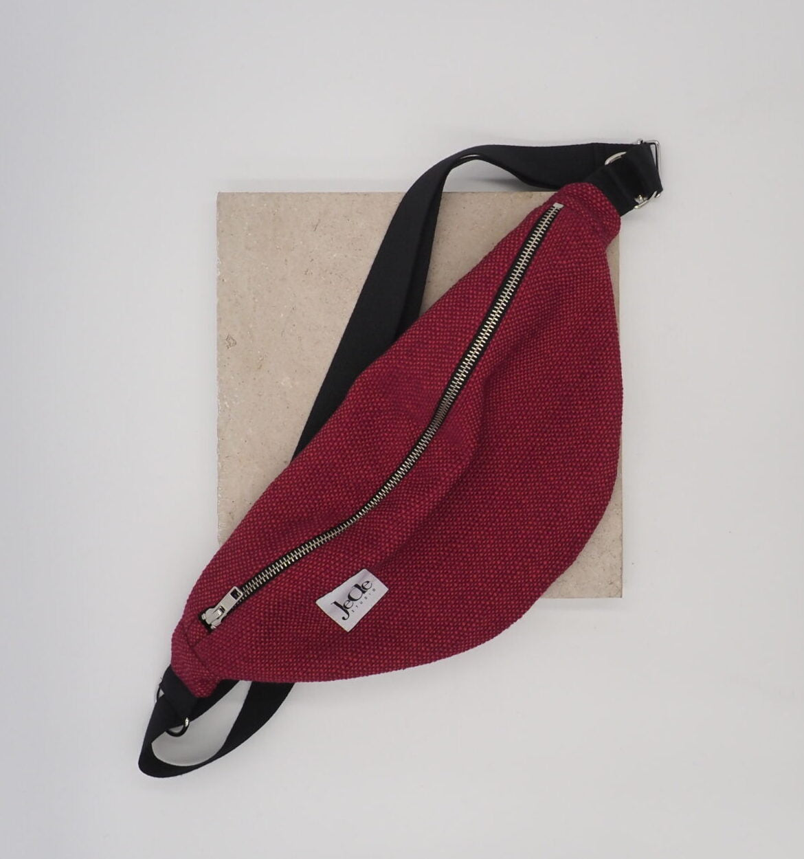 Bauchtasche Canvas pink Bumbag XL - handgefertigt in Hamburg | Jede Studio