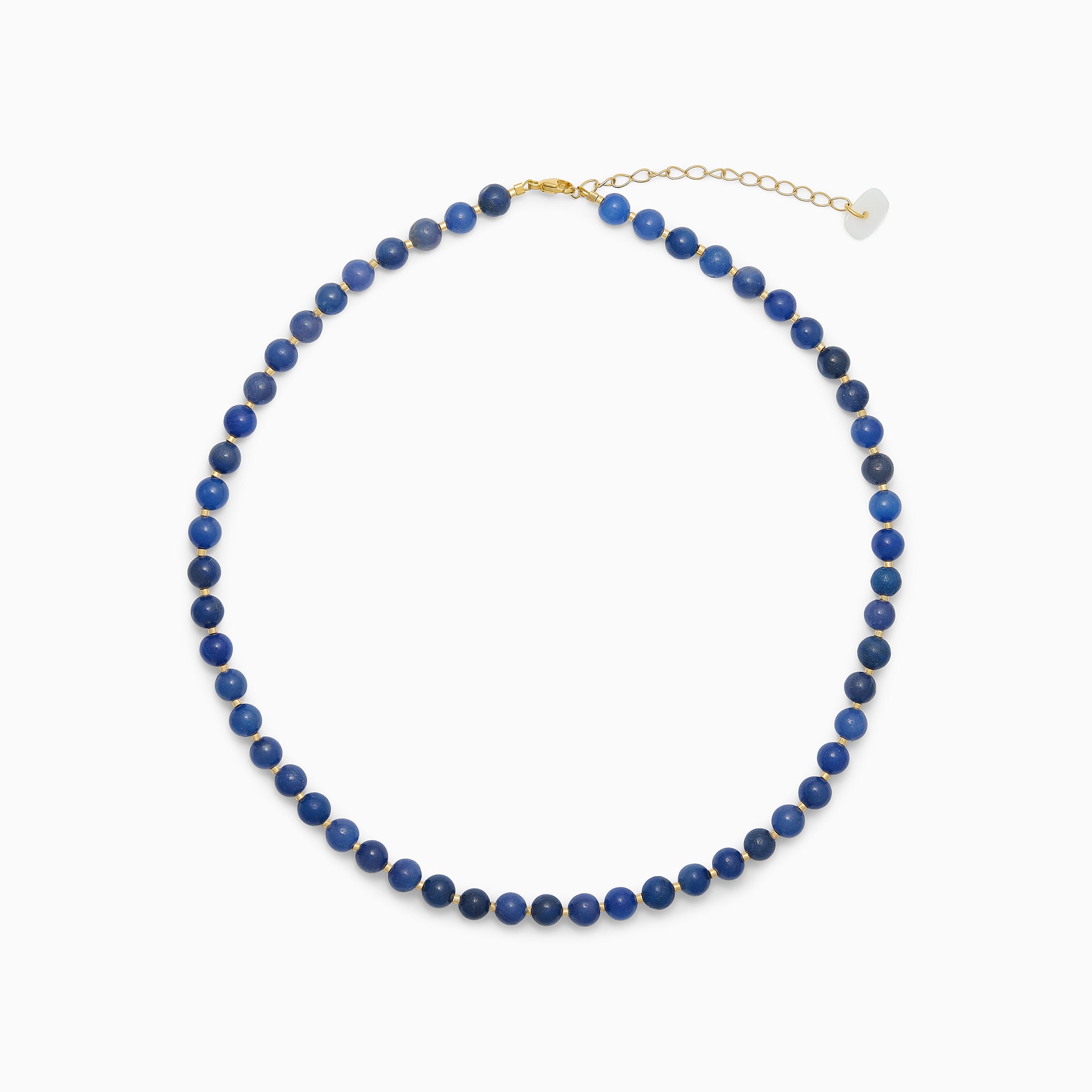 Perlenkette aus blauer Jade