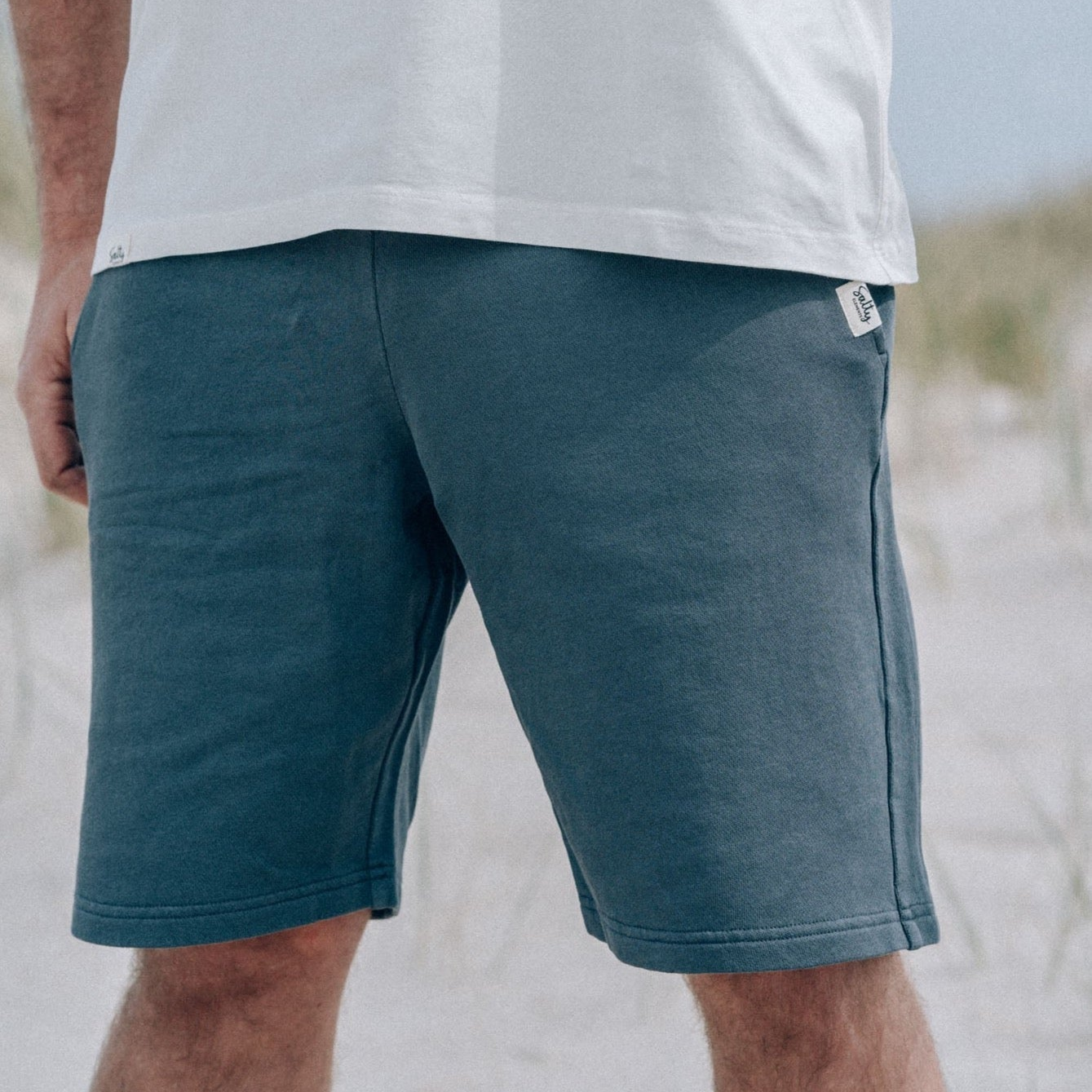 Jogger Shorts Grau