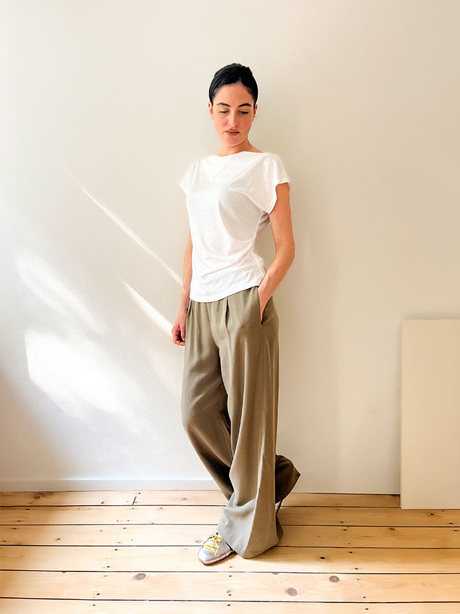 CLAIRE T-Shirt soft und feminin weiß | Sweersocean