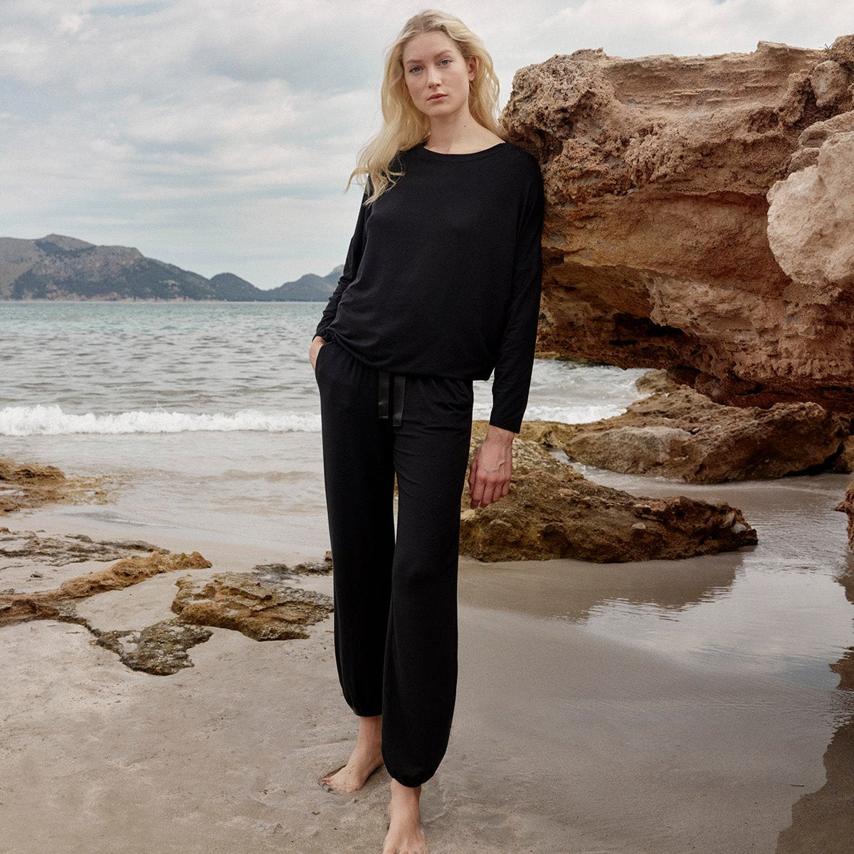 Billiee Pyjamapants schwarz