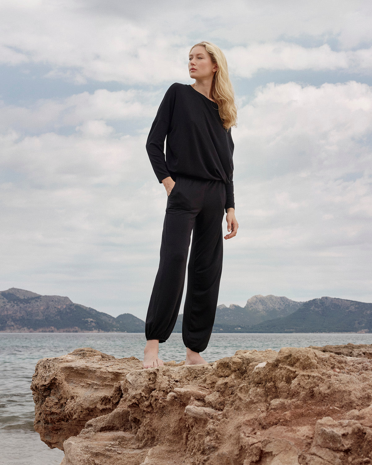 Billiee Pyjamapants schwarz