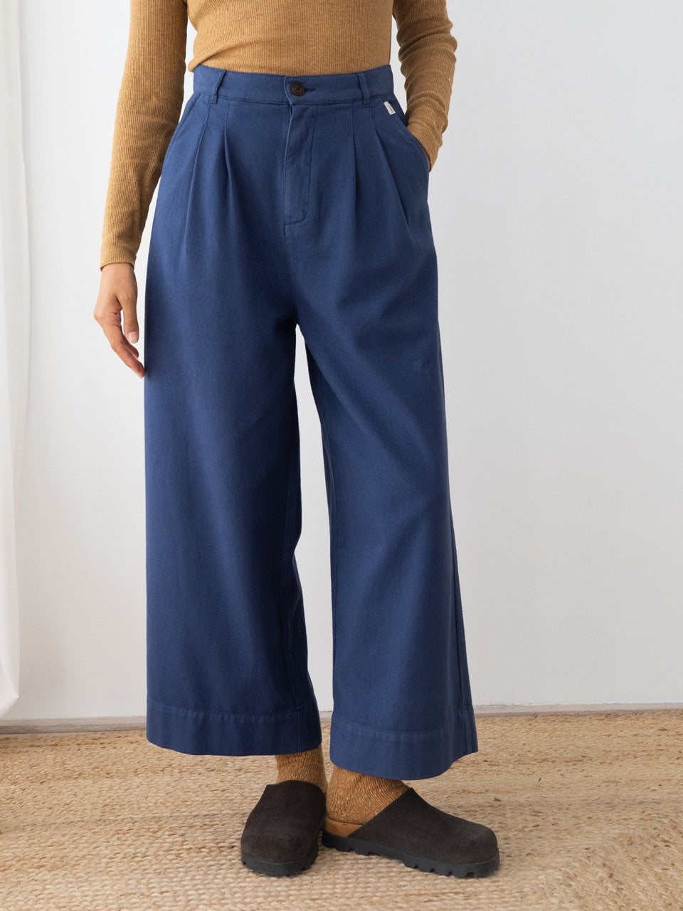 TWOTHIRDS Flanellhose Sandhamn Naval Blue für Damen
