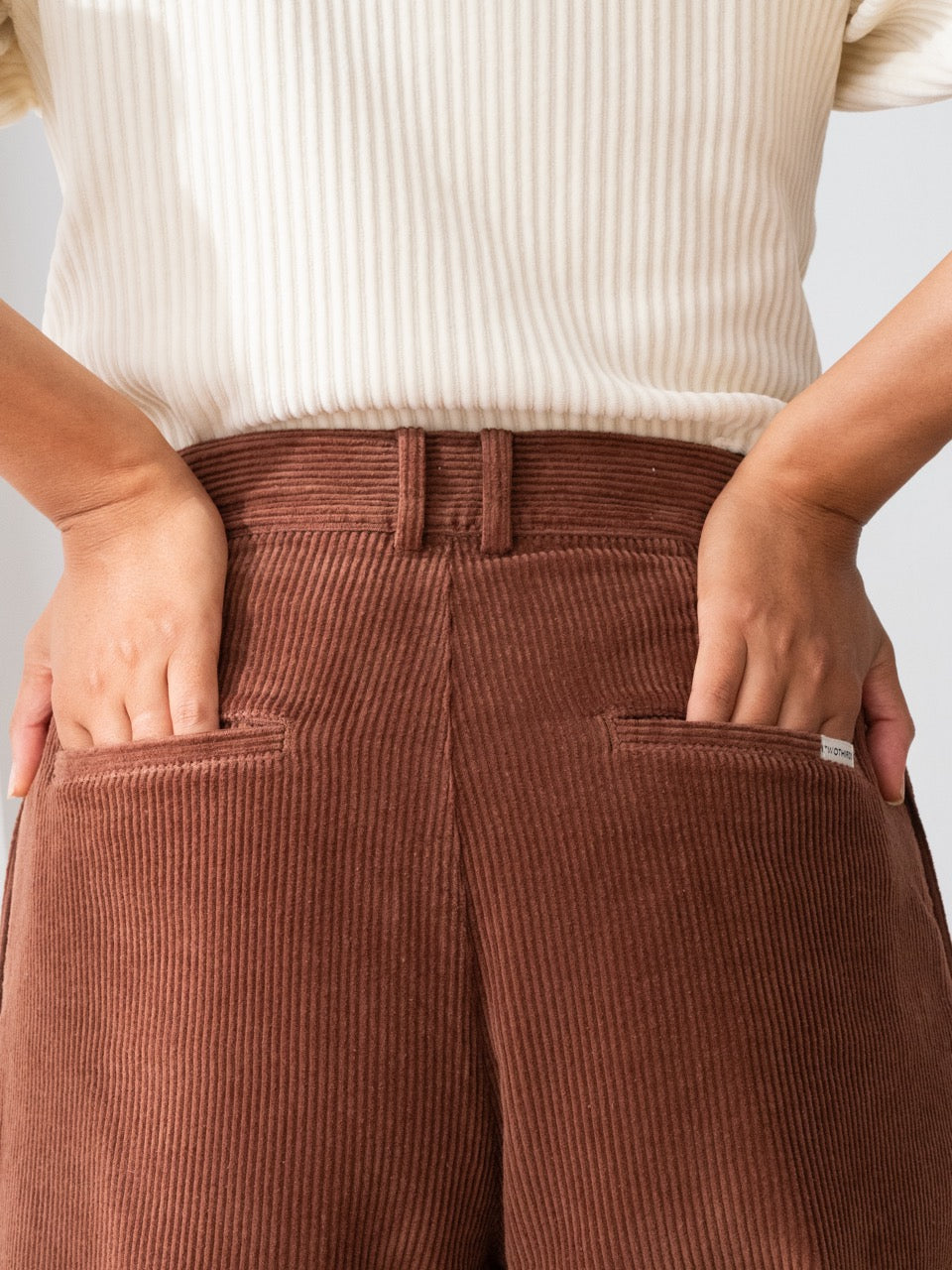 TWOTHIRDS Cordhose Haruku Cappuccino für Damen