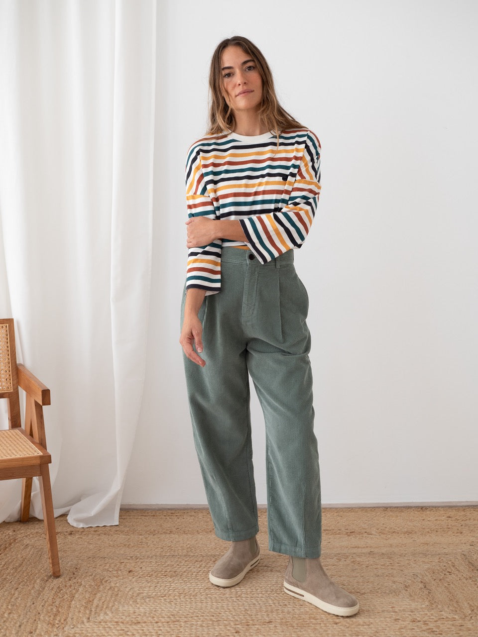 TWOTHIRDS Oberteil Monuriki Stripes für Damen