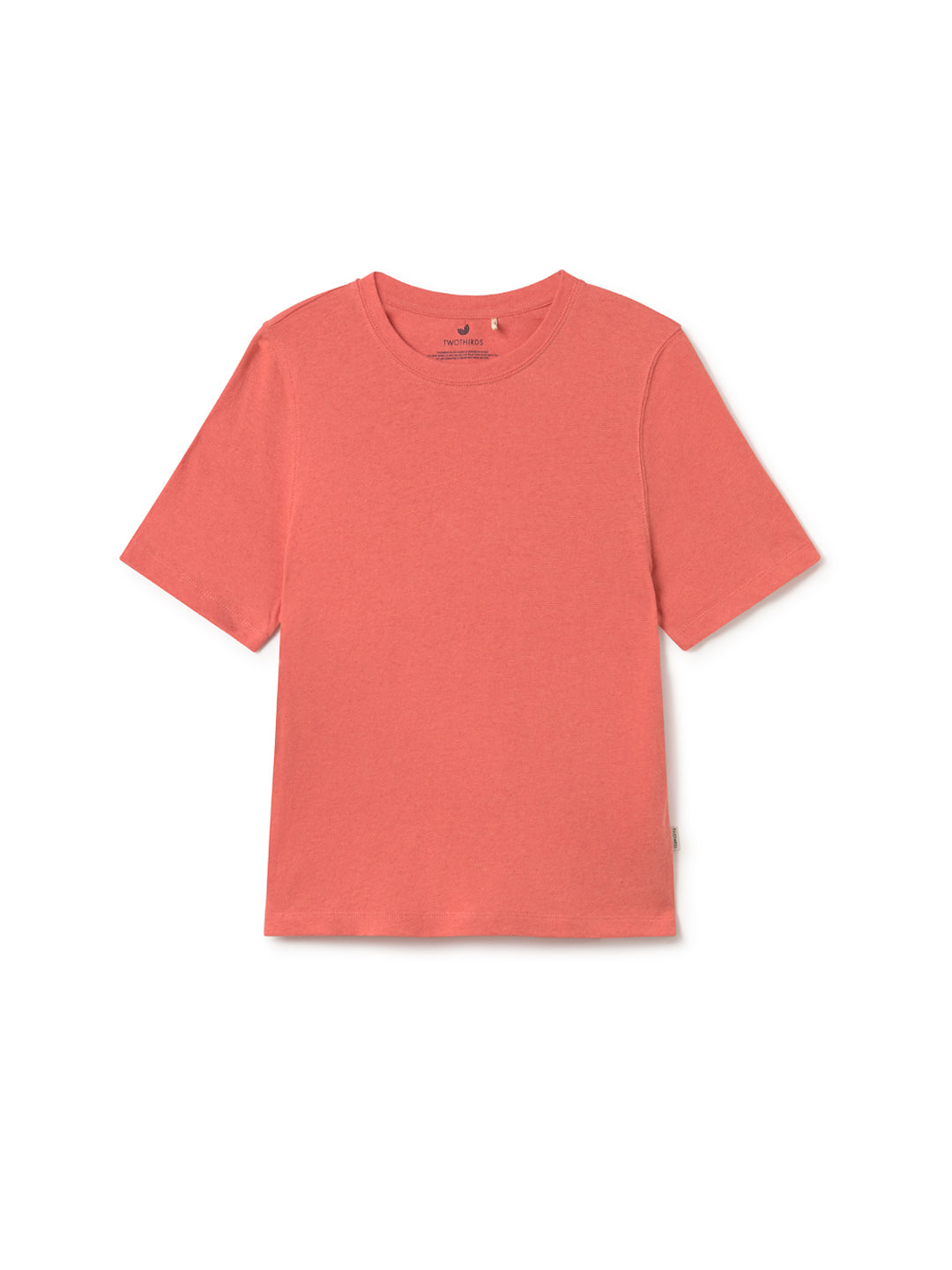 TWOTHIRDS T-Shirt Adele Pink aus Leinen-Baumwollmischung für Damen