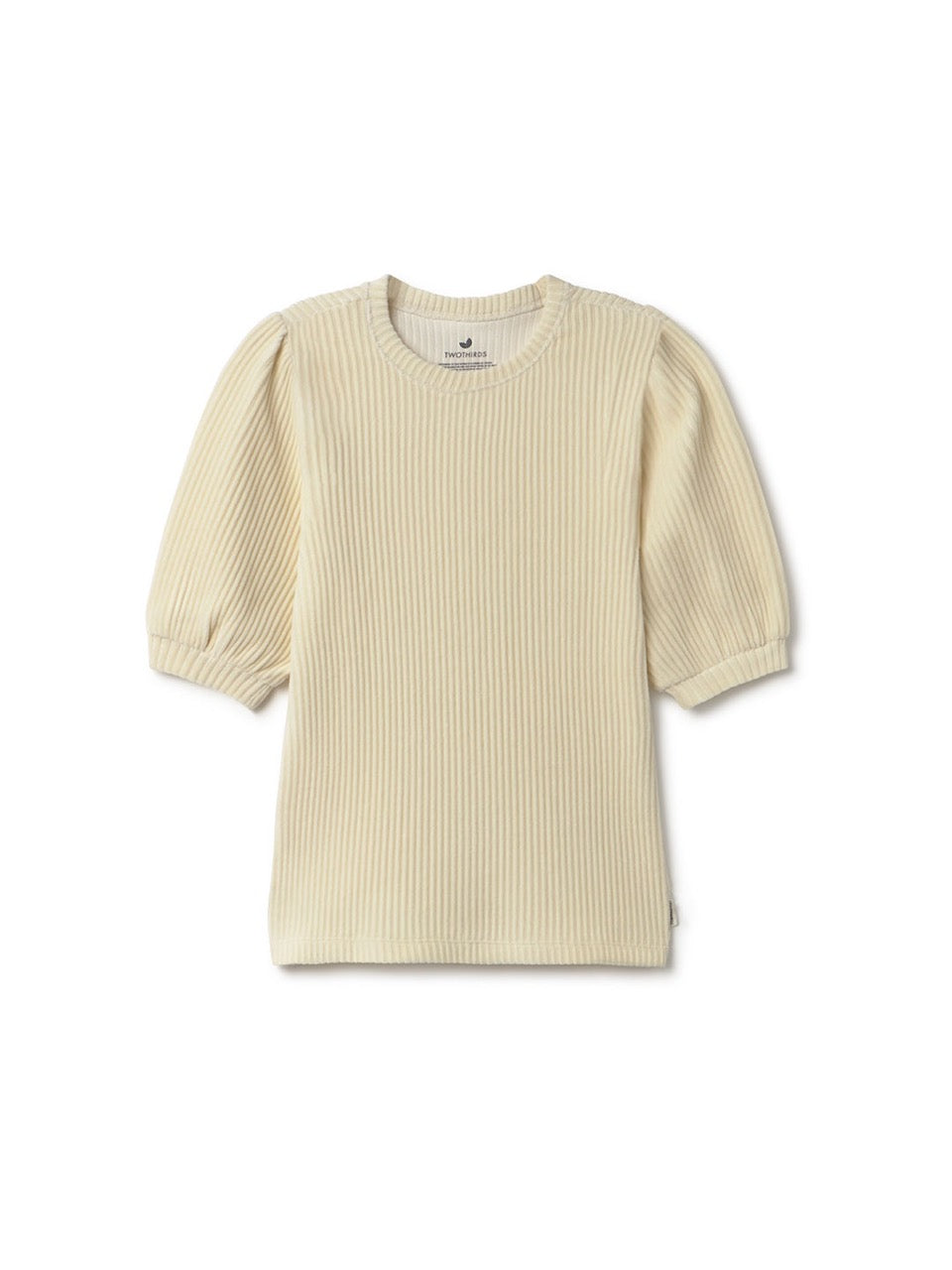 TWOTHIRDS Velours Top Horst Ecru für Damen