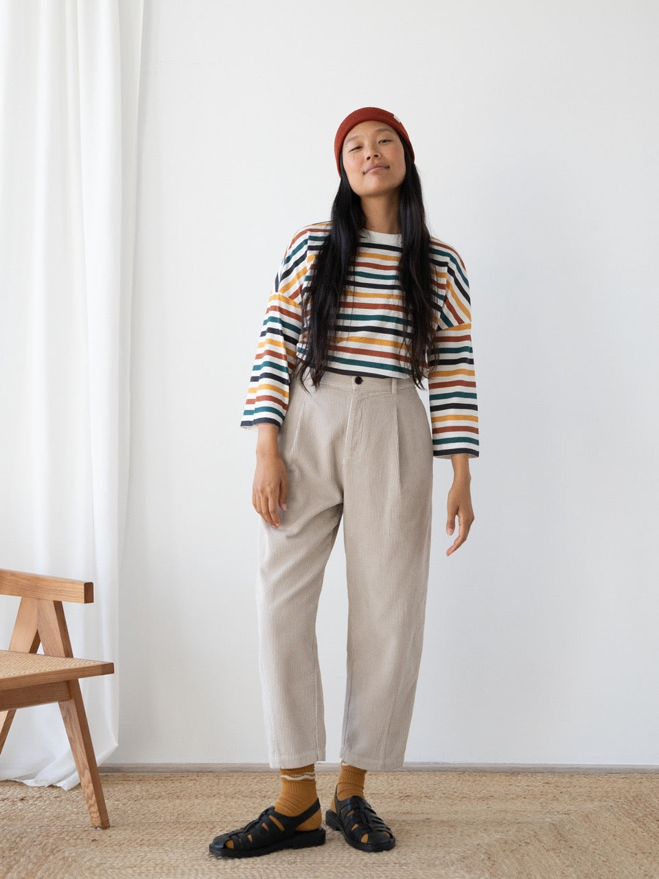 TWOTHIRDS Oberteil Monuriki Stripes für Damen