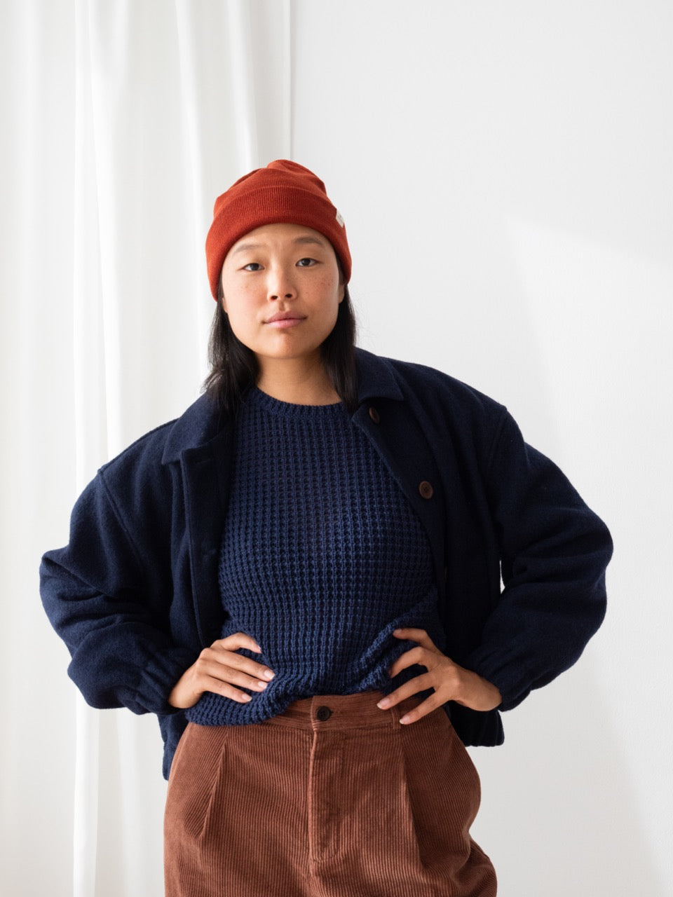 TWOTHIRDS Jacke Rennell Navy aus Wolle für Damen