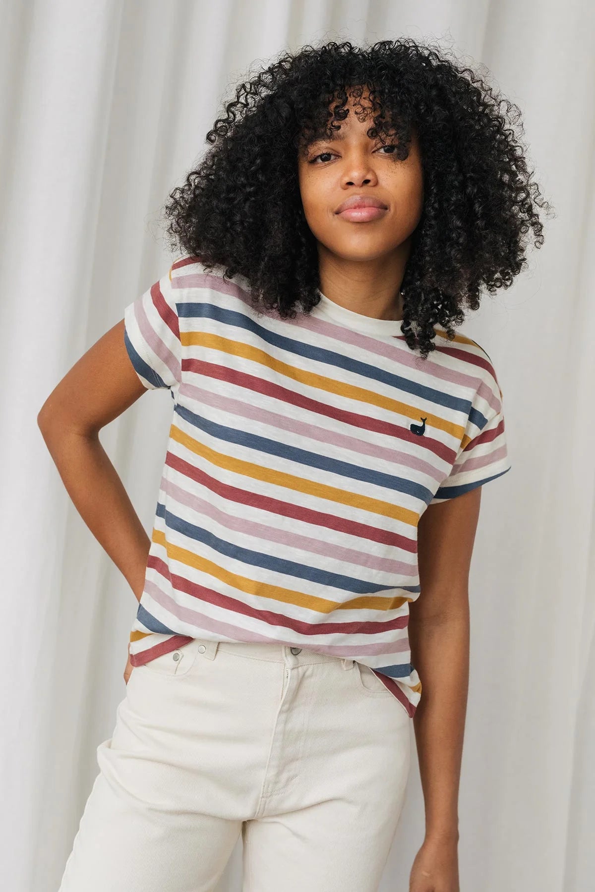 TWOTHIRDS T-Shirt Arena Stripes für Damen