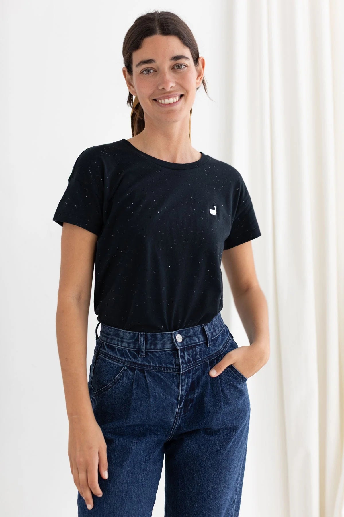 TWOTHIRDS T-Shirt Sepanggar black für Damen