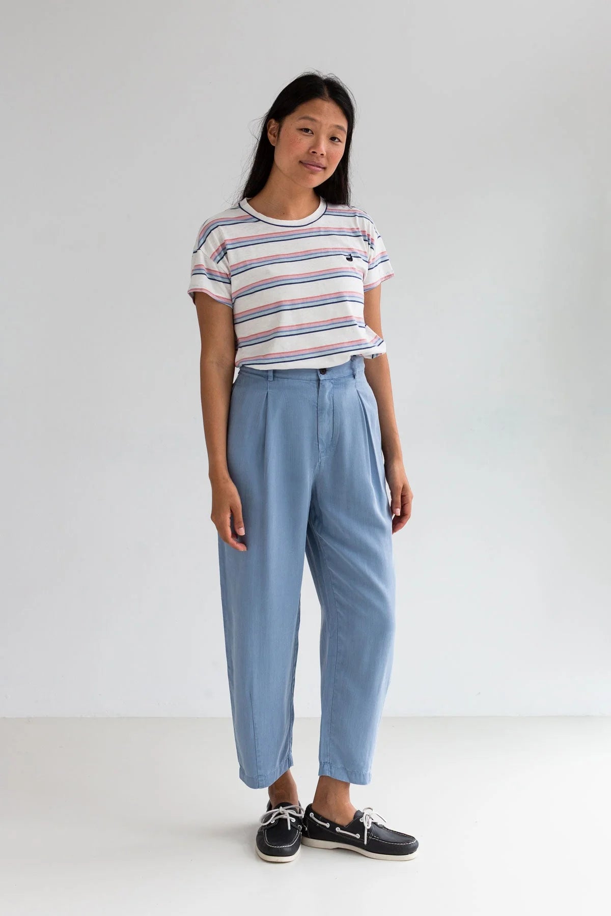 TWOTHIRDS T-Shirt Tarida Multicolour Stripes für Damen