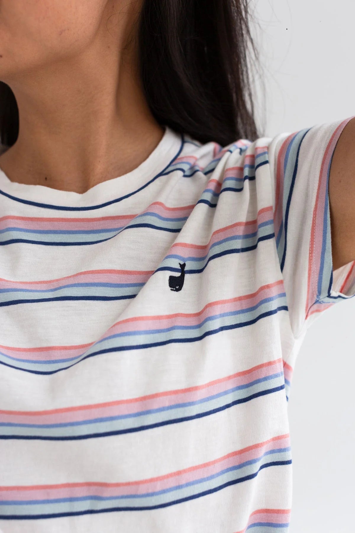 TWOTHIRDS T-Shirt Tarida Multicolour Stripes für Damen