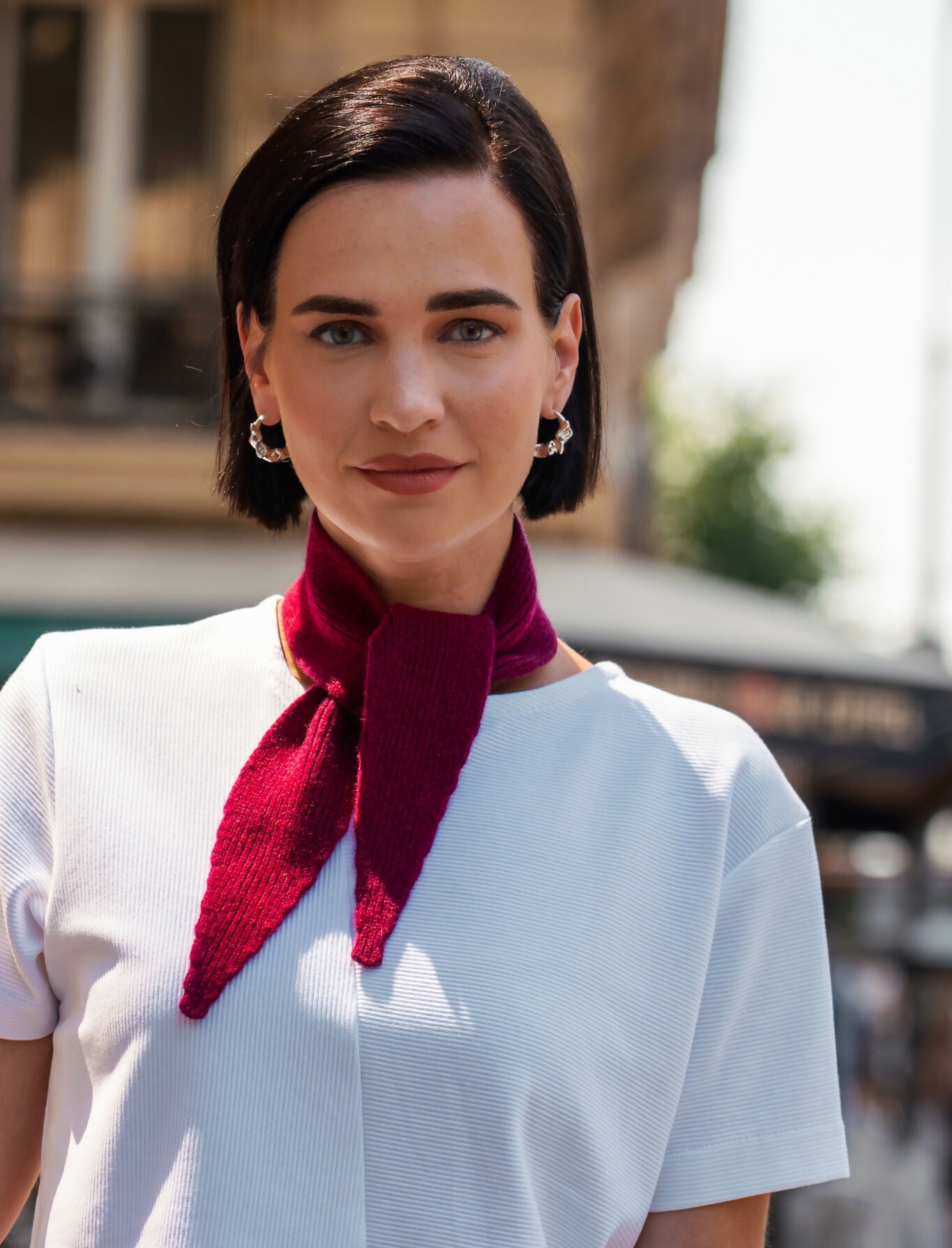 Mini Schal SCARFLETTE Rubin