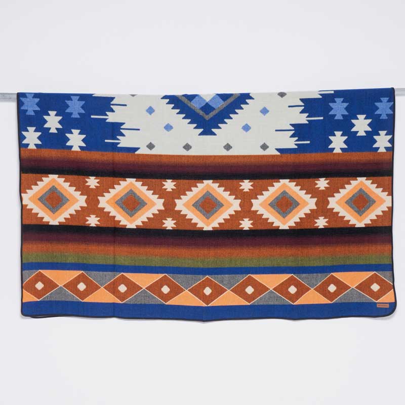 Bohemian Kingsize Decke Pichincha Blue