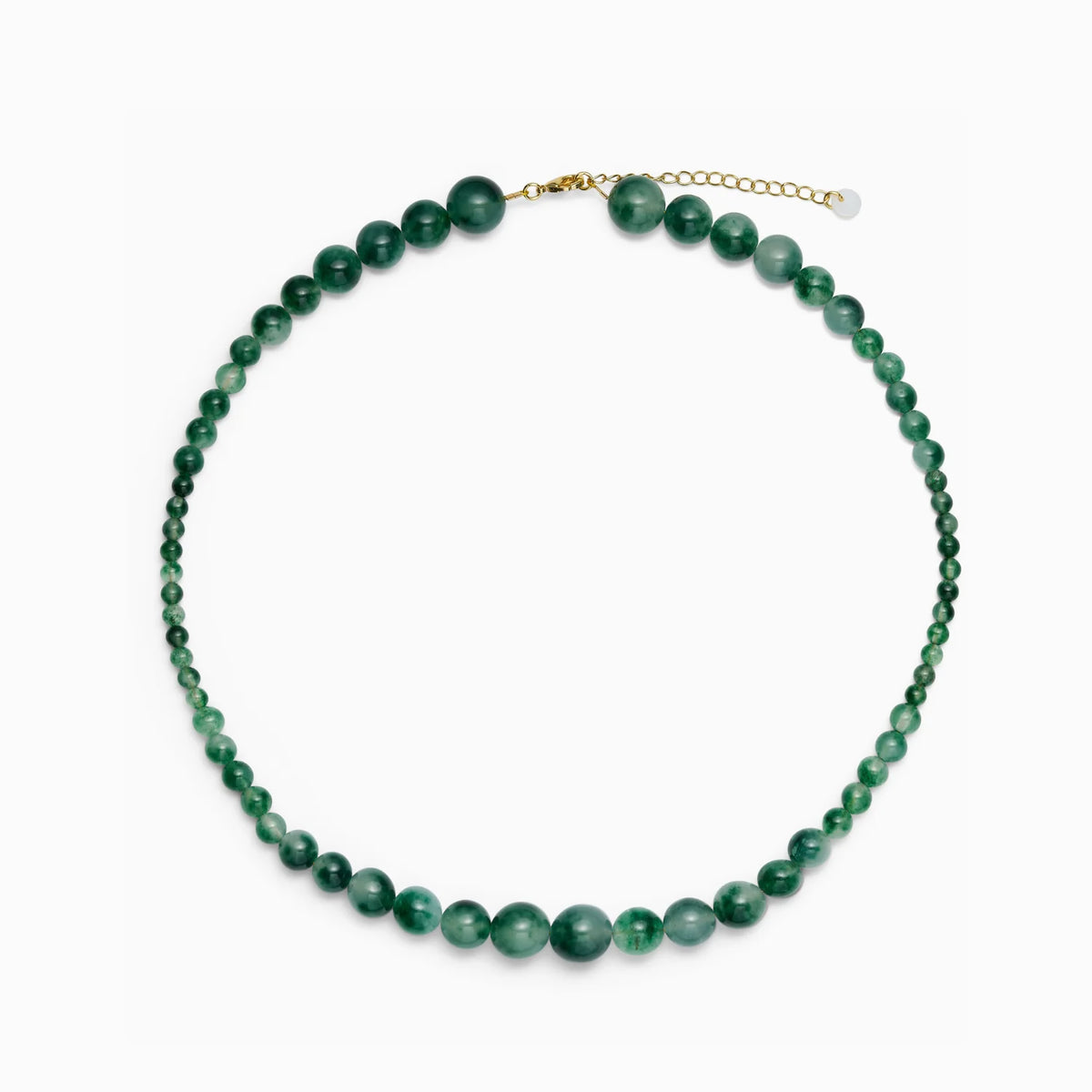 Kette für Damen Vera Green Moss Agate "Growth" - Symbol für Entwicklung | Soï