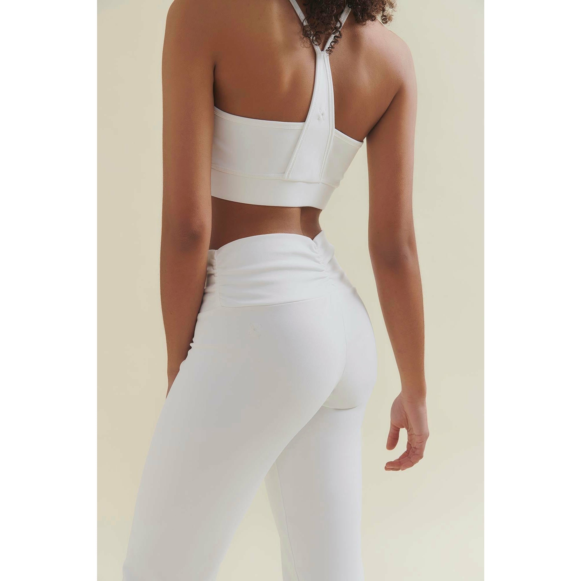 Fresher Cropped Tank - Diamond White