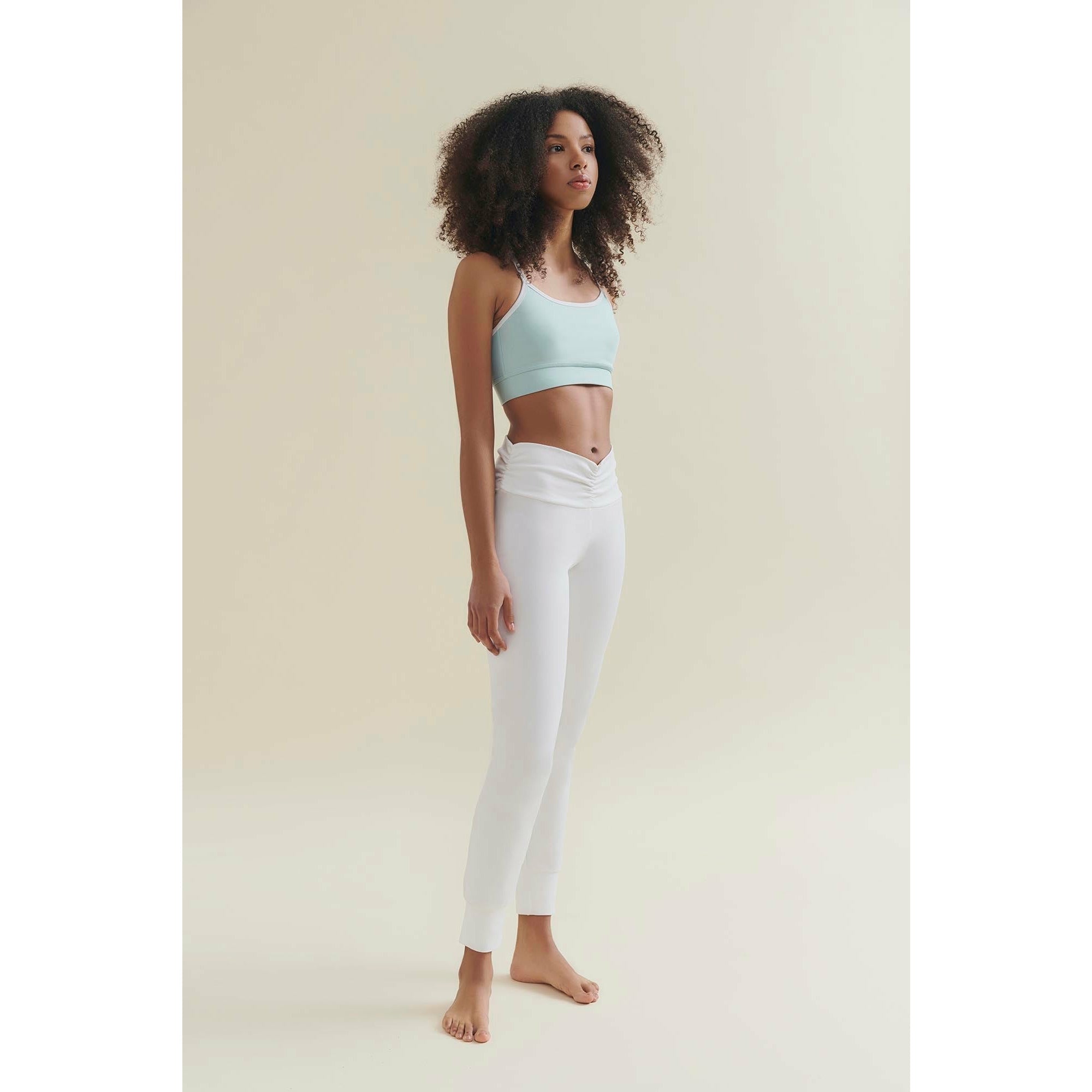 Best Yoga Pants - Diamond White