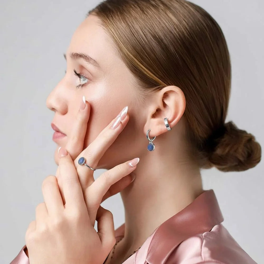 Sergio Engel Beach Ring verstellbar für Damen (silber aus Edelstahl)