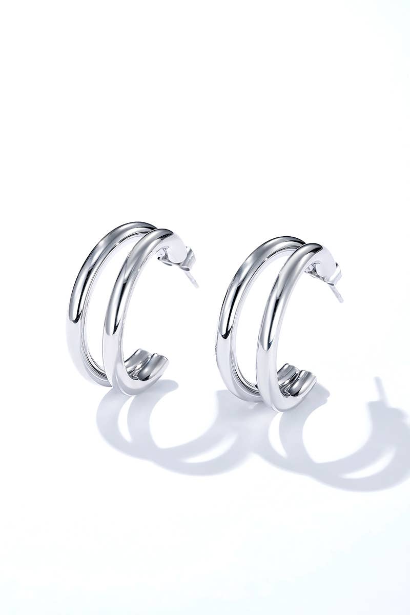Edelstahl Ohrringe gold und silber