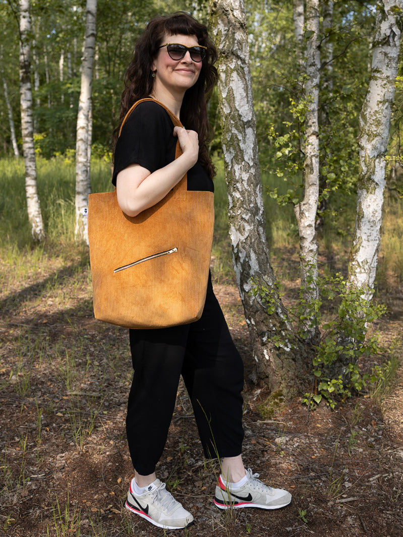 Cord Shopper Himmelblau - vegan und handgefertigt in Berlin | NOAS