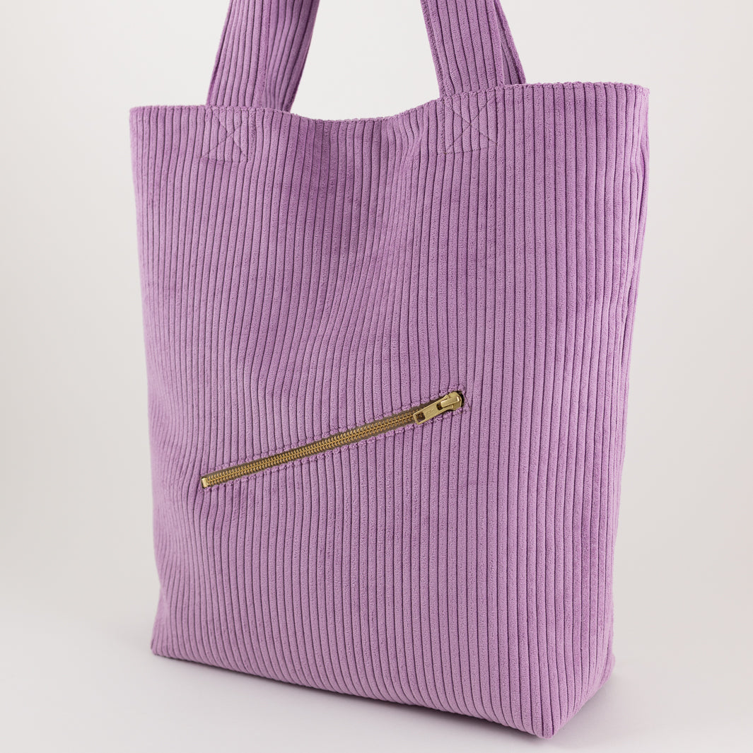 Cord Shopper Lilac - vegan und handgefertigt in Berlin | NOAS