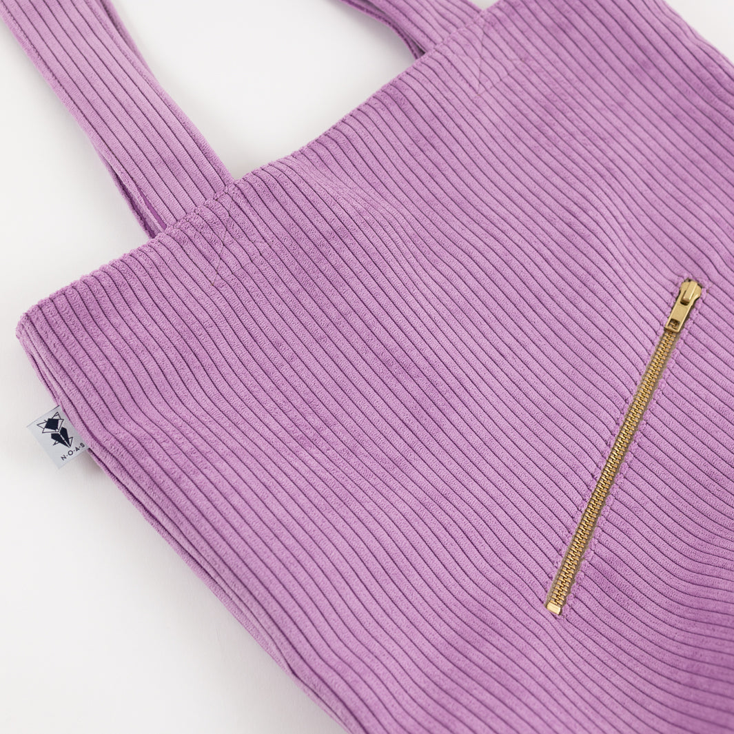 Cord Shopper Lilac - vegan und handgefertigt in Berlin | NOAS