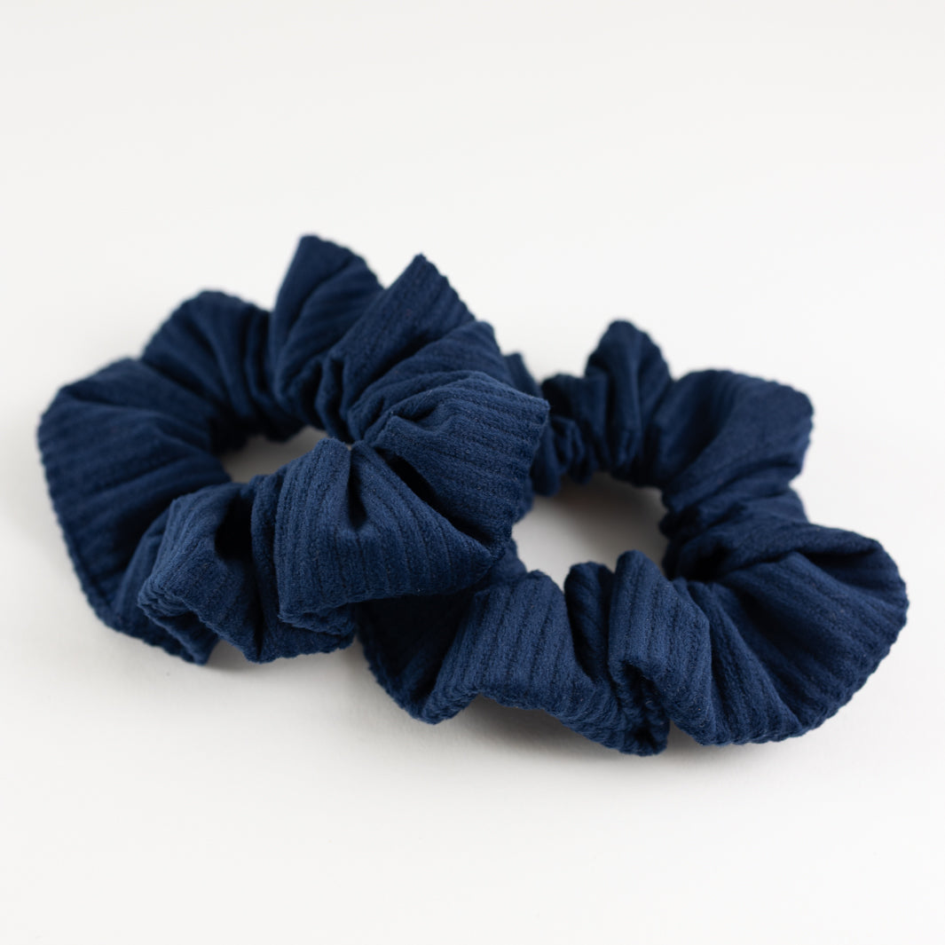 NOAS Scrunchie Cord Samt Dunkelblau
