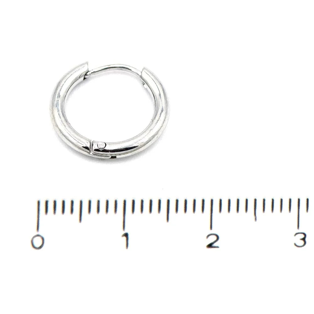 Edelstahl Creole 14mm