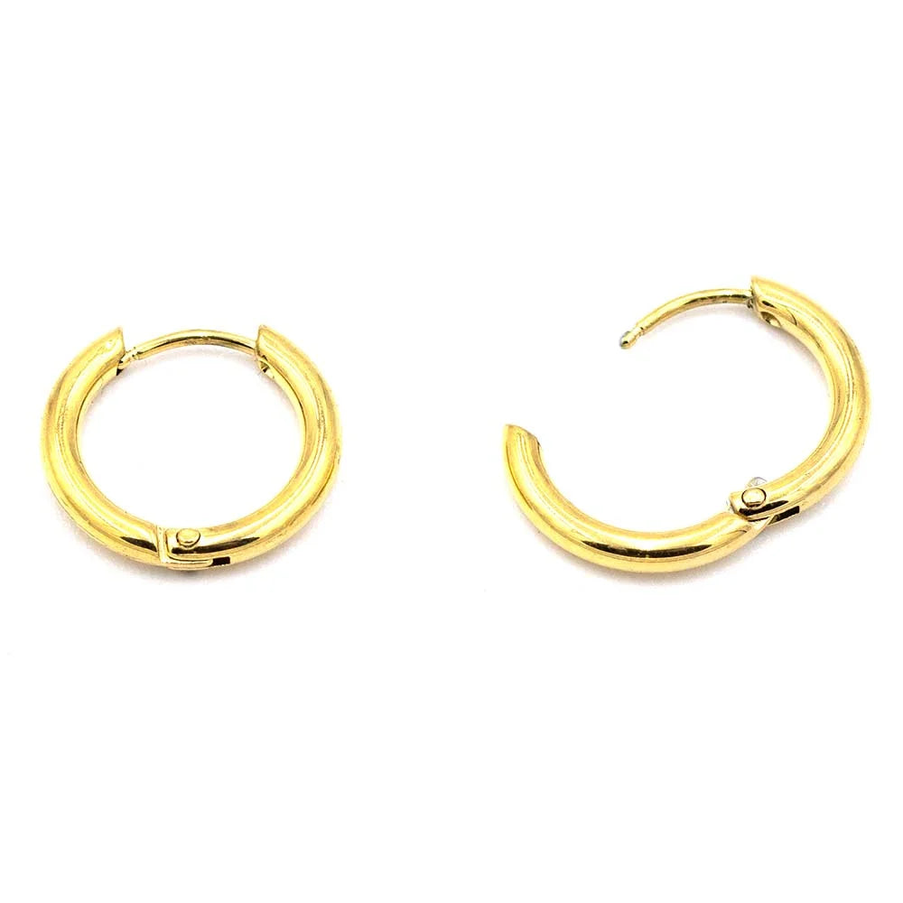 Edelstahl Creole 14mm