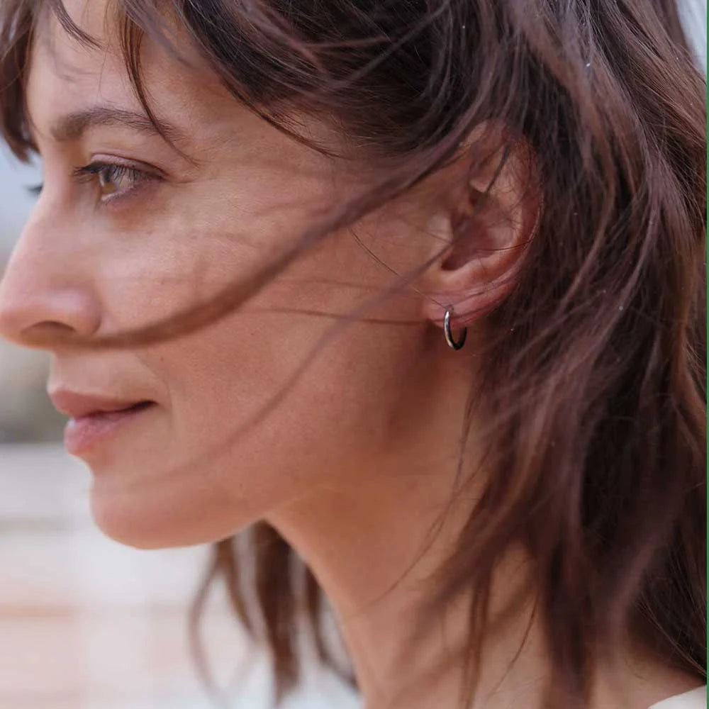 Edelstahl Creole 14mm