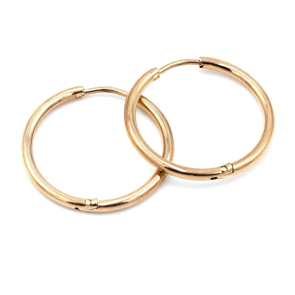 Edelstahl Creole 24mm