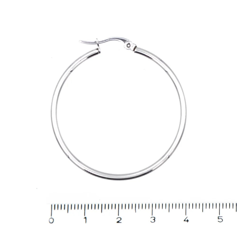 Edelstahl Creole 40mm