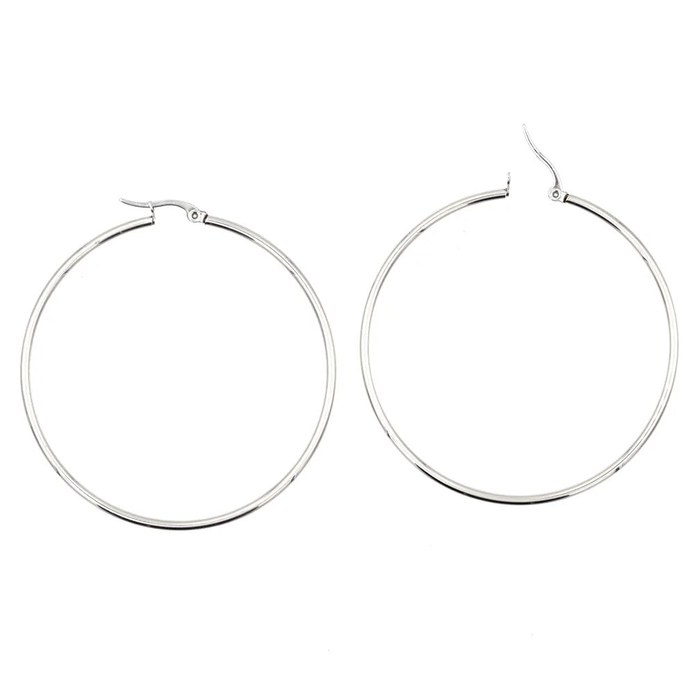 Edelstahl Creole 60mm