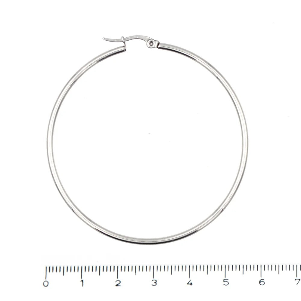 Edelstahl Creole 60mm