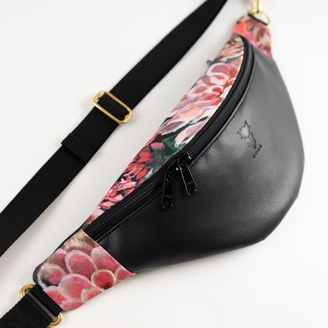Bauchtasche Spring Blossom Size L - vegan und handgefertigt in Berlin | NOAS