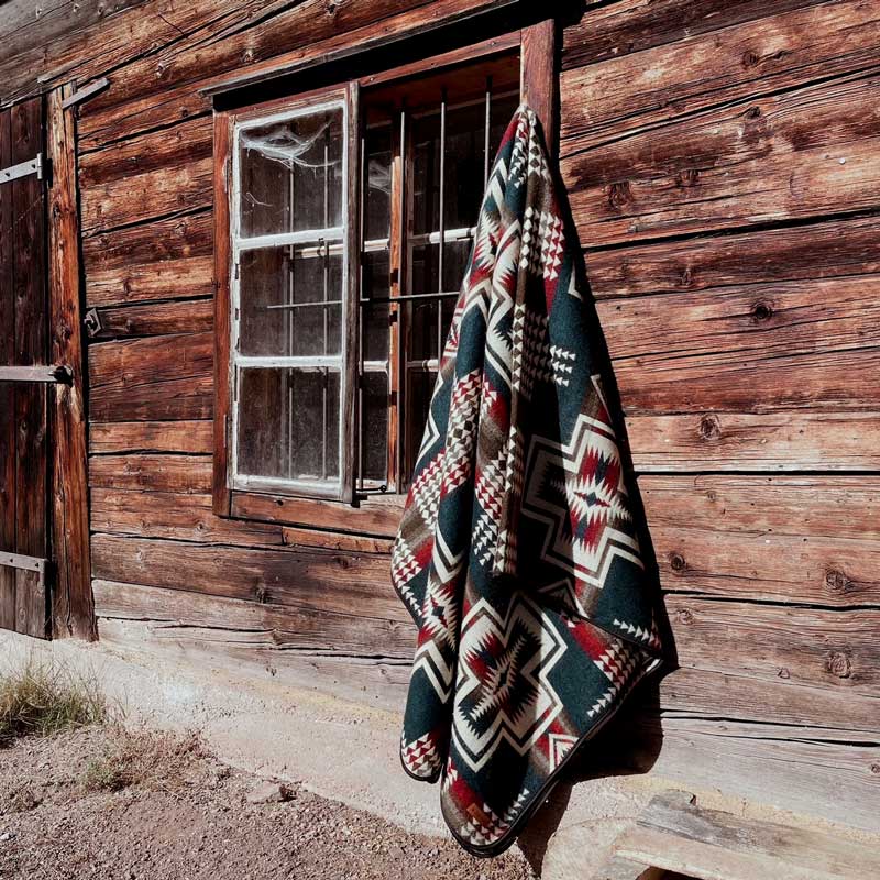 ETHNO Kingsize Decke Cruz Blue