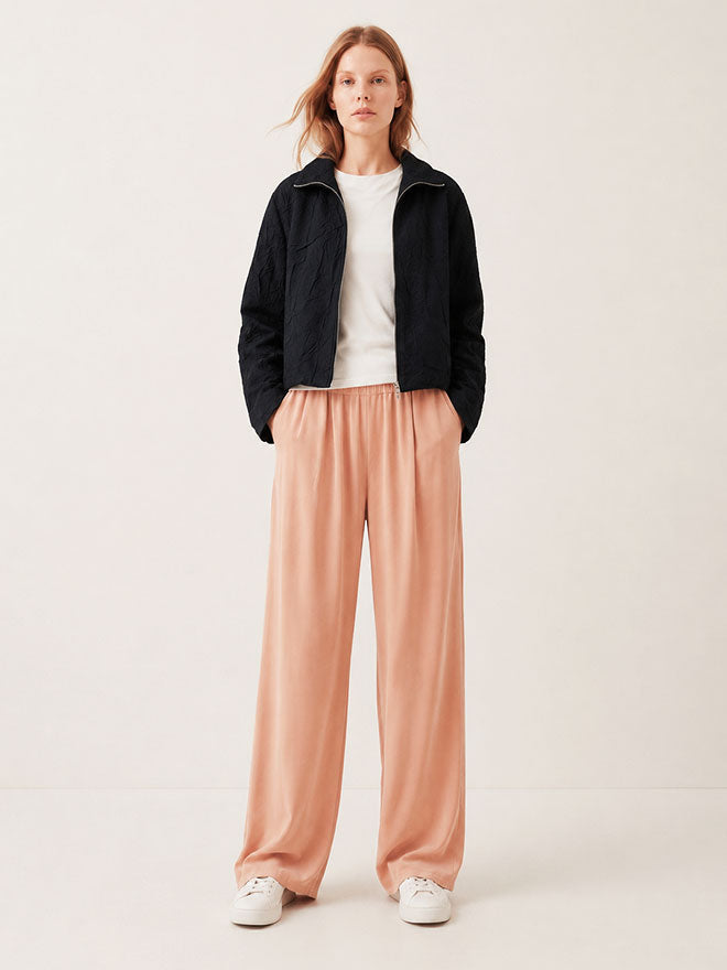 FENJA Hose – Wide Leg-Pant in Blush