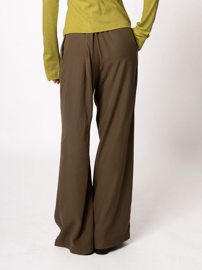 FENJA Hose – Wide Leg-Pant in Burnt Olive