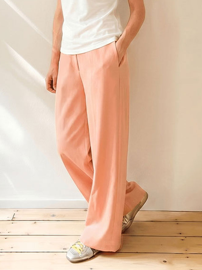 FENJA Hose – Wide Leg-Pant in Blush