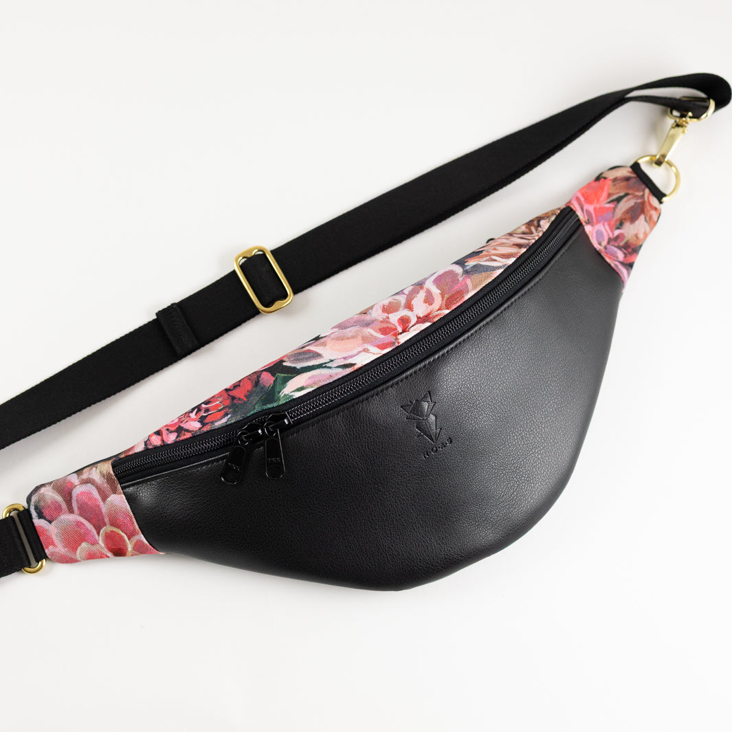 Bauchtasche Spring Blossom Size L - vegan und handgefertigt in Berlin | NOAS