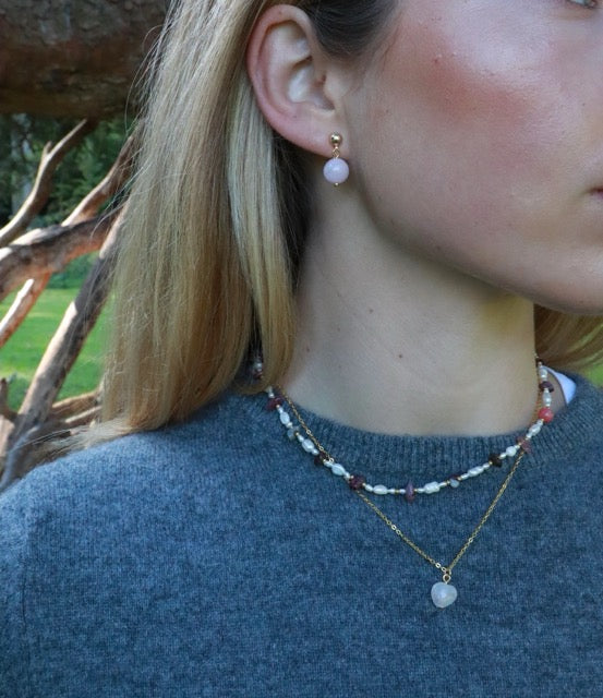 Kette Alma Rosenquartz "Love"