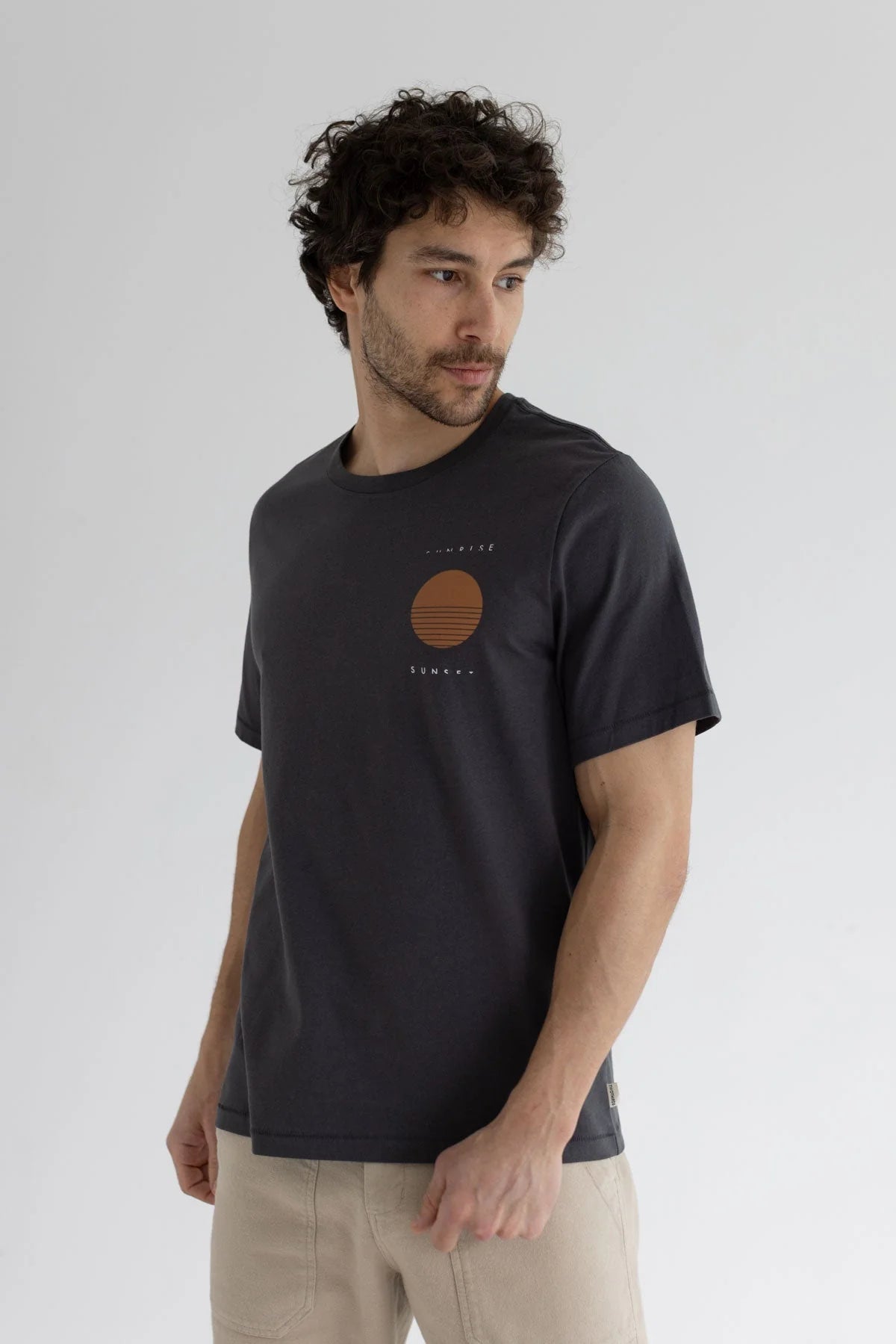TWOTHIRDS Herren T-Shirt Killingq Dark Sand (Bio-Baumwolle)