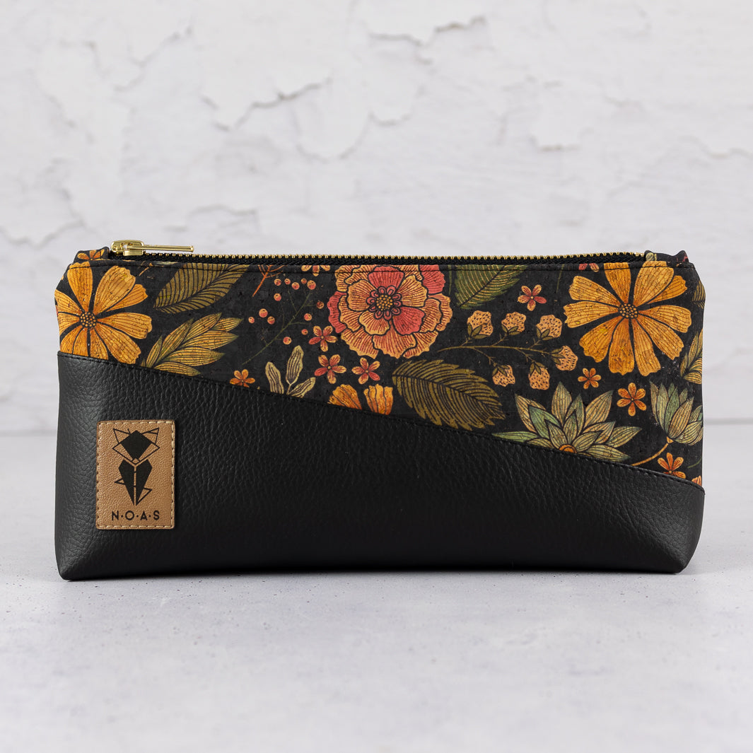 Kosmetiktasche Kork Flower - vegan und handgefertigt in Berlin | NOAS