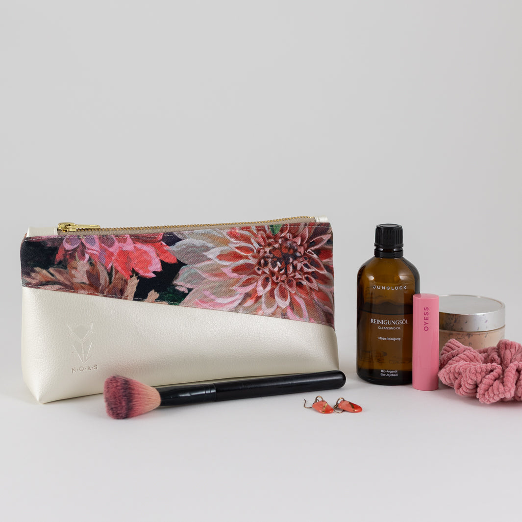 Kosmetiktasche Spring Blossom - vegan und handgefertigt in Berlin | NOAS