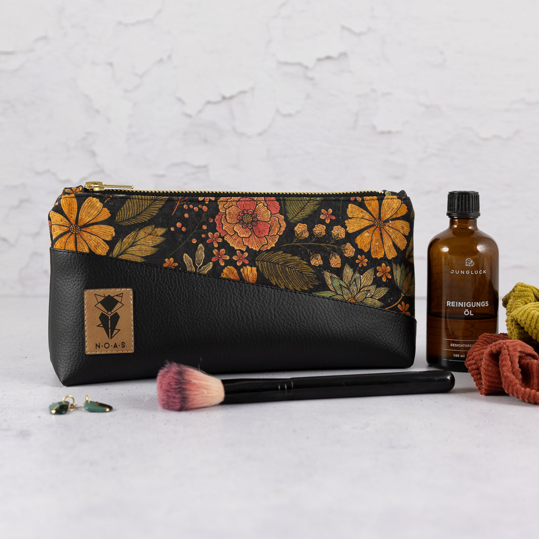 Kosmetiktasche Kork Flower