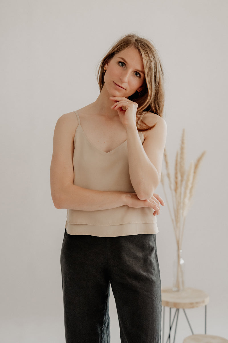 Top EMMA aus TENCEL™ Beige